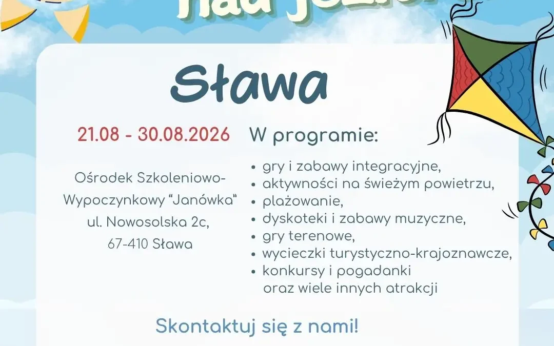 Letnie kolonie dla dzieci rolników z województwa łódzkiego – jeszcze wolne miejsca