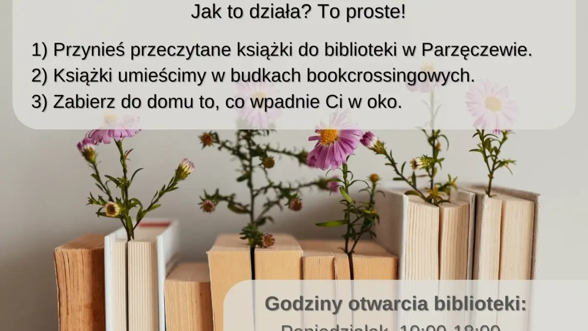 Rusza akcja „Daj poczytać” w Parzęczewie – podziel się książkami
