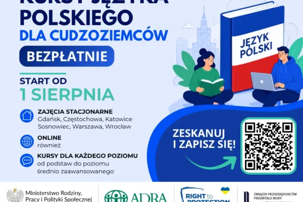 Bezpłatne kursy języka polskiego dla cudzoziemców w 6 miastach i online