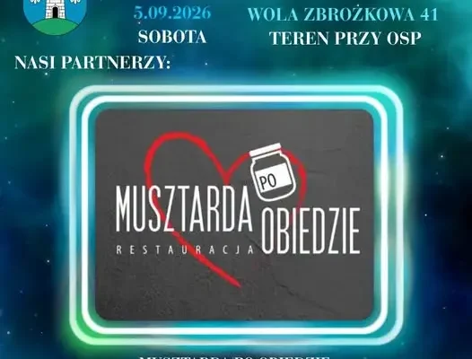 Restauracja Musztarda Po Obiedzie partnerem gastronomicznym Święta Gminy Głowno