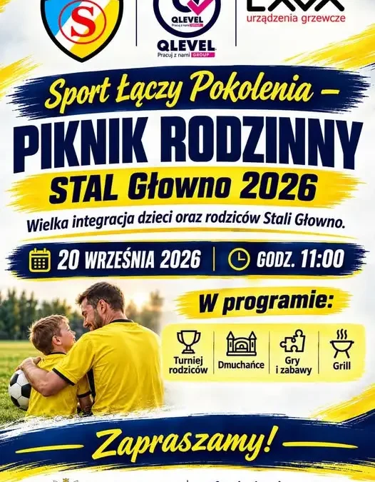 Piknik Rodzinny w Stali Głowno: Turniej Rodziców 20 września