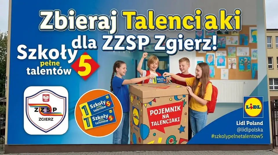 Szkoły Pełne Talentów: Zbieraj Talenciaki i wspieraj ZZSP w Zgierzu