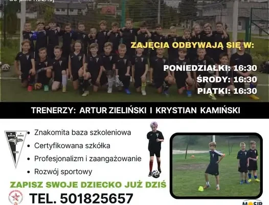 Boruta Zgierz prowadzi nabór do drużyn dziecięcych. Trwają zapisy dla roczników 2017–2023