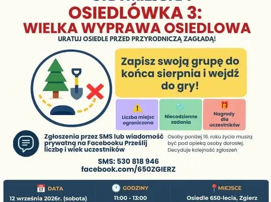 Weekend pełen atrakcji na zgierskich osiedlach – sprawdź, co się będzie działo!