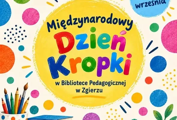 Międzynarodowy Dzień Kropki w bibliotece w Zgierzu – seniorzy tworzyli notatniki