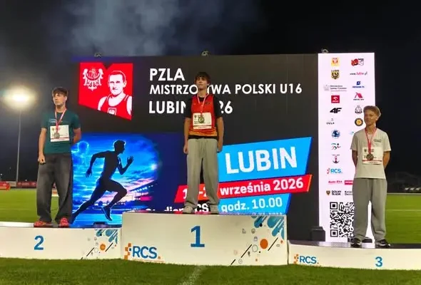 Brązowy medal i rekord życiowy Leona Netzla na Mistrzostwach Polski U16 w Lubinie