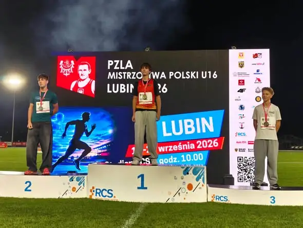 Brązowy medal i rekord życiowy Leona Netzla na Mistrzostwach Polski U16 w Lubinie
