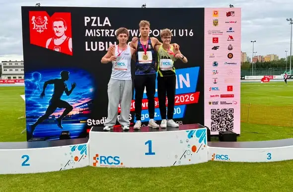 Maciej Wieczorek wicemistrzem Polski U16 w dwuboju! Sukces zawodnika MKS Aleksandrów Łódzki