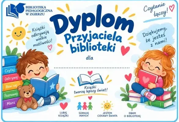 Przedszkolaki ze Zgierza odkrywały bibliotekę – nie zabrakło zabaw i dyplomów