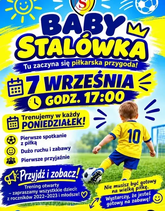 Baby Stalówka zmienia miejsce treningów – zajęcia na hali przy SP2