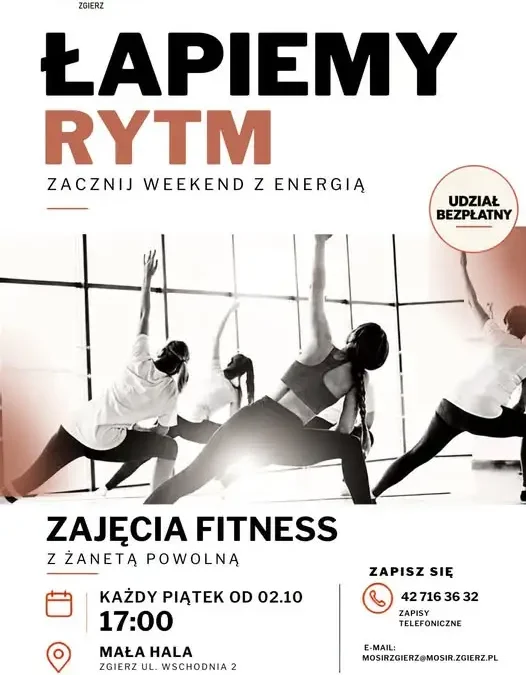 Zgierz: bezpłatne zajęcia fitness w każdy piątek – start 2 października