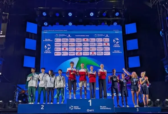 Złoto dla Głowna! Aleksander Kołaczkowski Mistrzem Świata w triathlonie