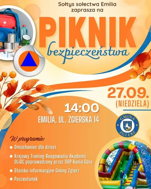 Piknik bezpieczeństwa w Emilii już dziś. W programie Akademia OLiOC