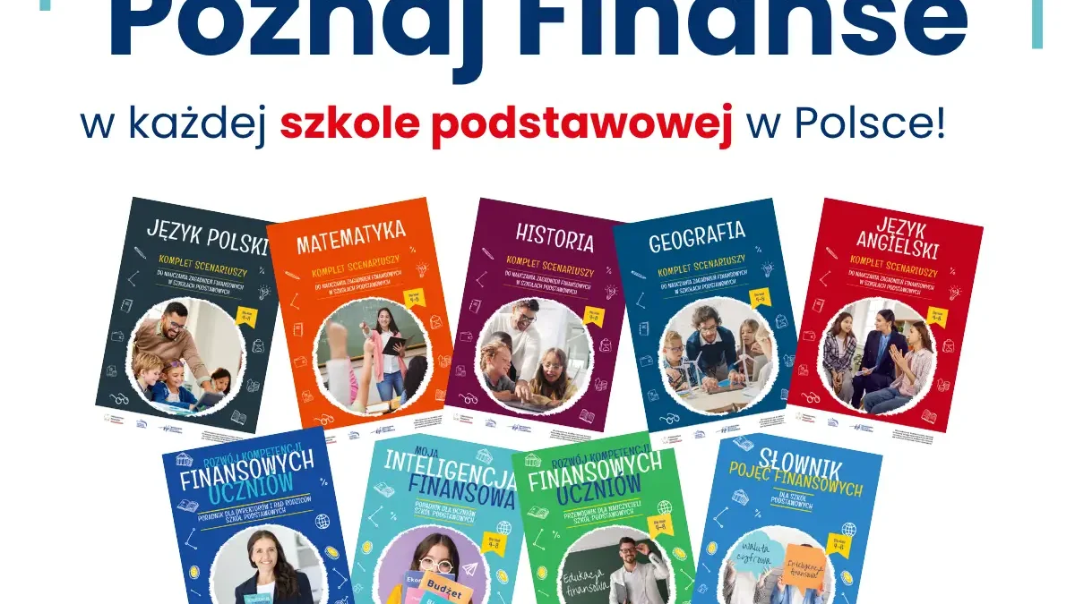 Poznaj Finanse: nowy pakiet materiałów edukacyjnych trafił do wszystkich szkół podstawowych