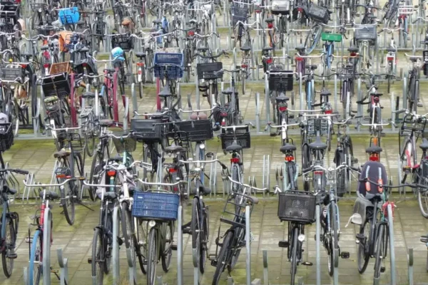 Nowe stojaki rowerowe w Aleksandrowie Łódzkim – 100 miejsc dla uczniów