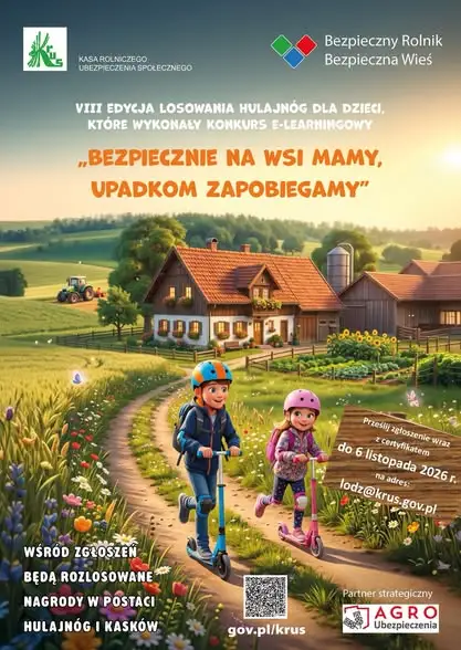 KRUS zaprasza dzieci i młodzież z terenów wiejskich do konkursów