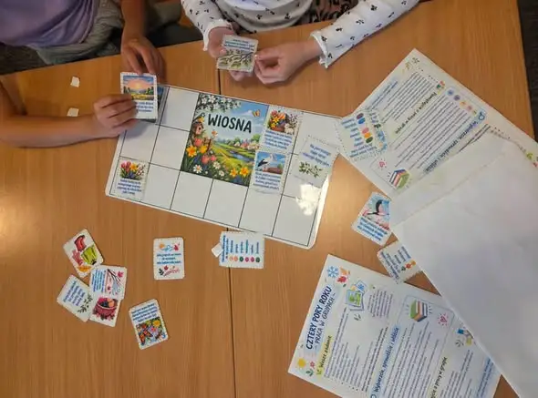 Cztery siostry i pory roku – kreatywne zajęcia w Bibliotece Pedagogicznej w Zgierzu