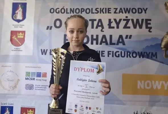 Zgierskie łyżwiarki z medalami na otwarciu sezonu w Nowym Targu