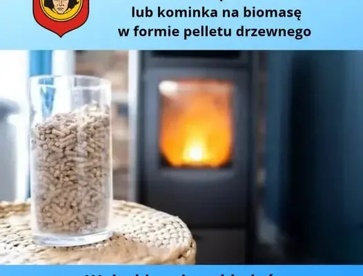 Głowno: do 10 listopada można składać wnioski o dotację na kocioł lub kominek na pellet
