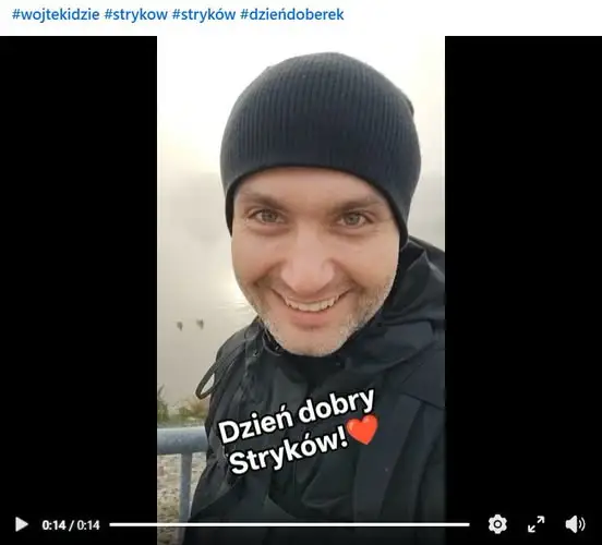 Wojtek z „Wojtek idzie” odwiedził Stryków – 10 km pieszej wędrówki