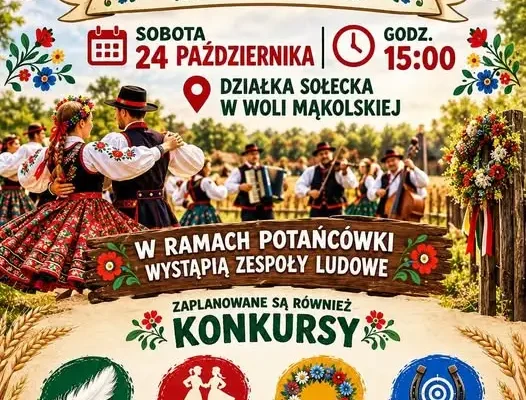 Potańcówka w Woli Mąkolskiej – folklor, muzyka i tradycyjne konkursy